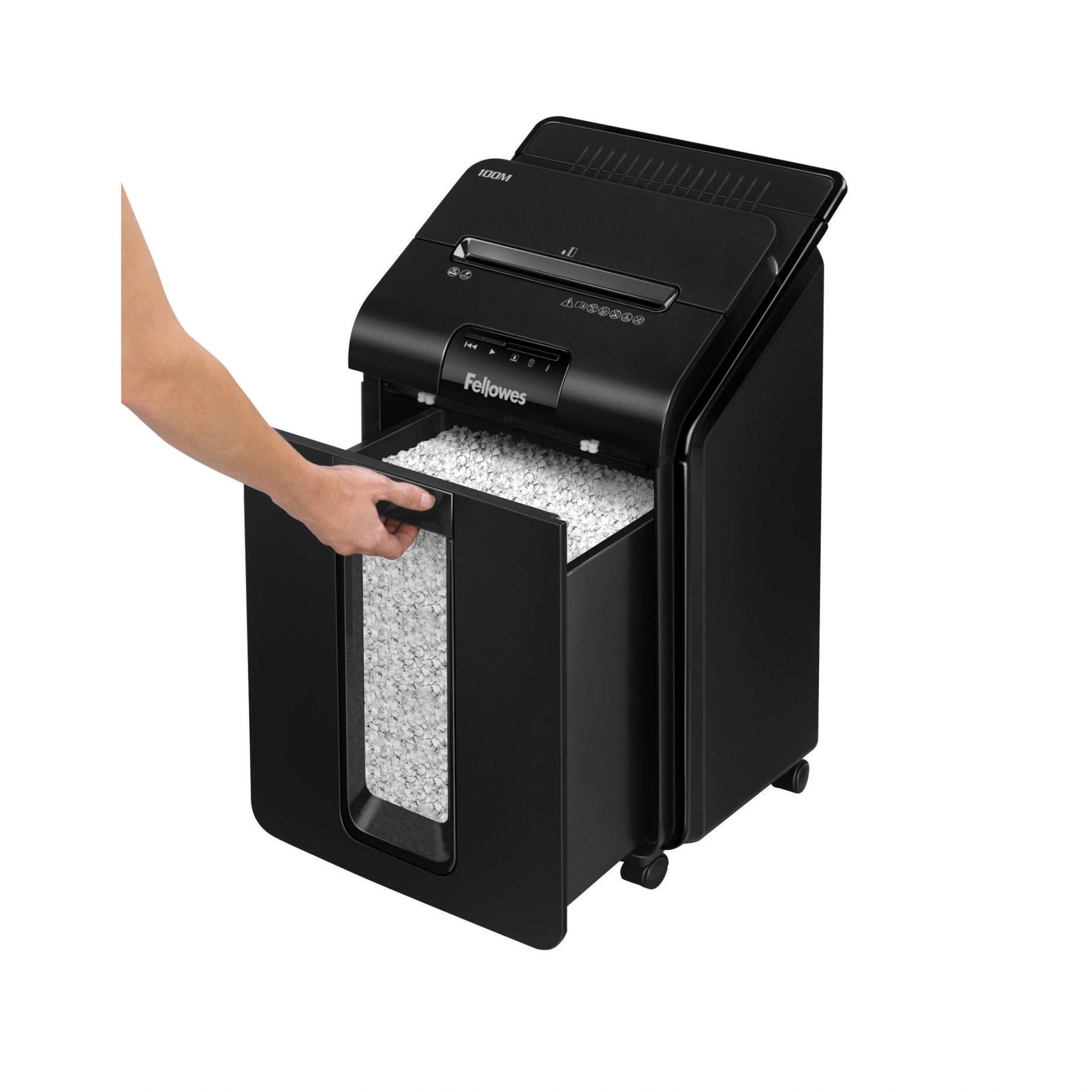 Fellowes AutoMax™ 100M Auto Feed Micro-Cut Paper Shredder (4629001) - Image 2