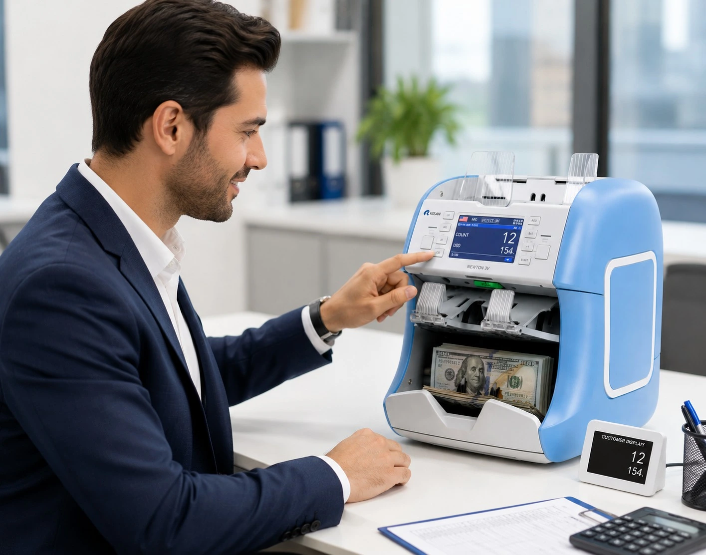 Kisan Newton 3V Currency Counting Machine in UAE | Fliponn - Image 2